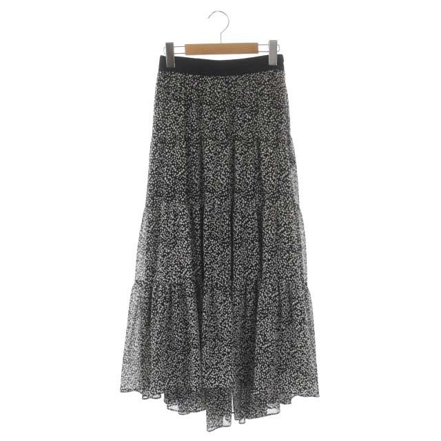 シートーキョー SHE Tokyo シフォンギャザースカート フレア 