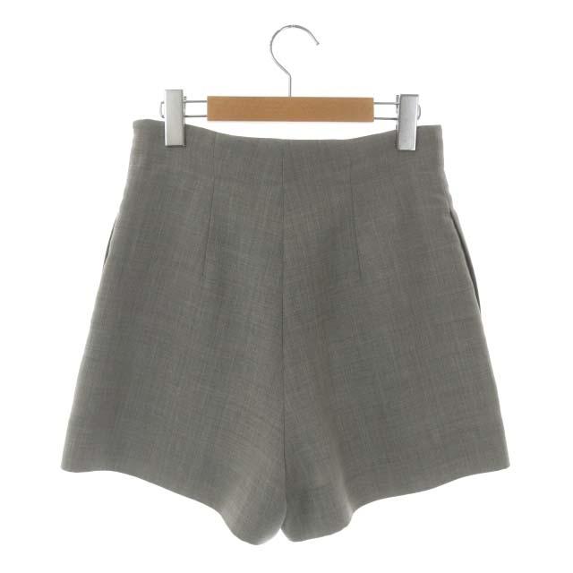 フォクシー FOXEY ウールキュロットショートパンツ スカパン 38 グレー  
