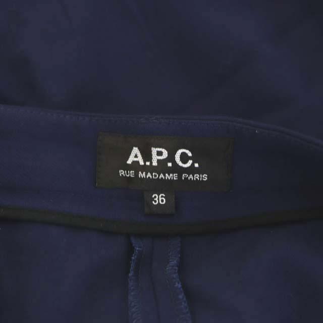 アーペーセー A.P.C. レーヨンストレッチパンツ 36 紺 ネイビー /MF ■OS レディース｜vectorpremium｜03