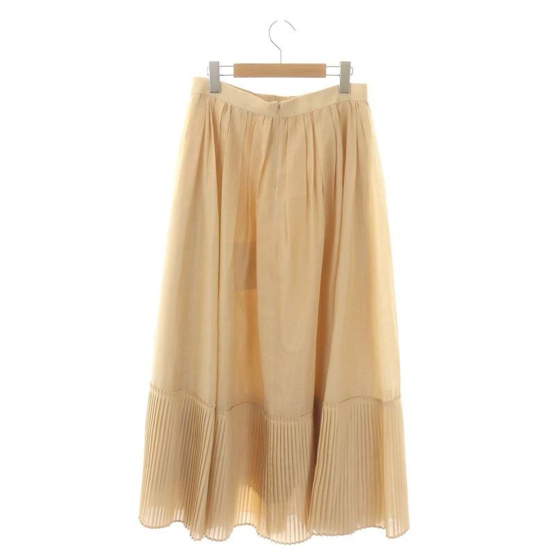 ebure ウールシルクスカート