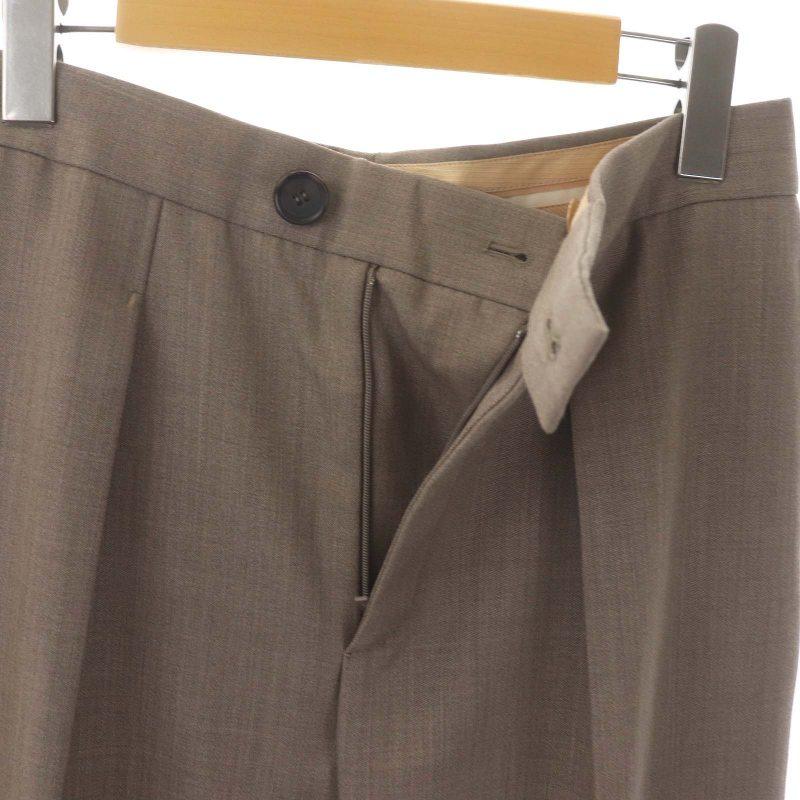 クロエ CHLOE クロエ ウールストライプロールアップワイドパンツ  