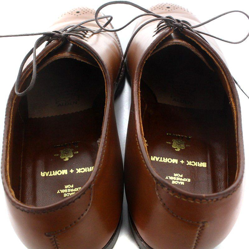 オールデン ALDEN BRICK MORTAR 別注 シューズ ホールカット レザー 6 