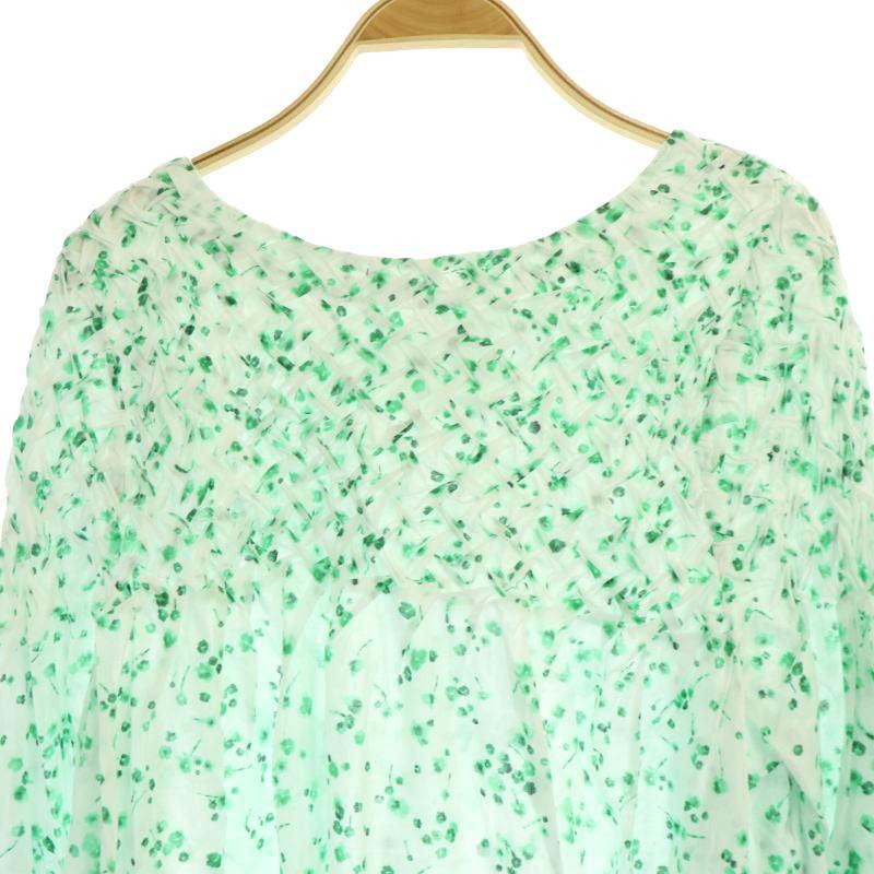 マーレット Merlette 23SS SONGES 花柄 ロングスリーブスモッキング  