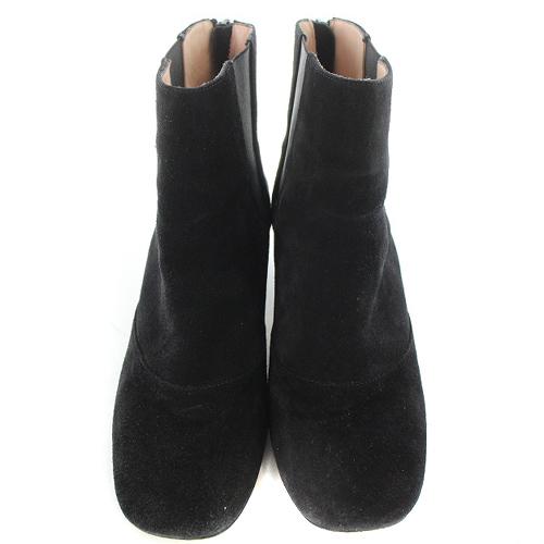 レペット Repetto バックジップ サイドゴア スクエアトゥ ブーツ 