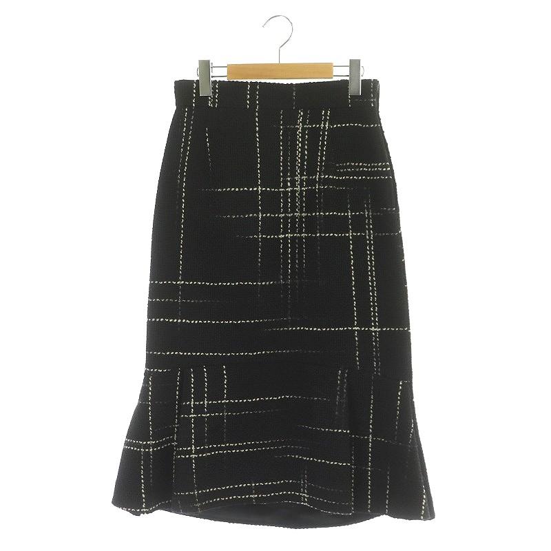 美品】アドーア-ADORE-ツイードフリンジジャンパースカート 【公式通販】