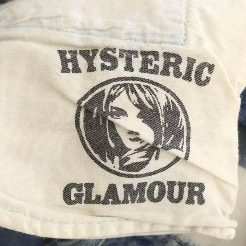 ヒステリックグラマー HYSTERIC GLAMOUR デニム九分丈フレアパンツ ジーンズ ハイライズ 25 青 ブルー /ES ■OS レディース｜vectorpremium｜03