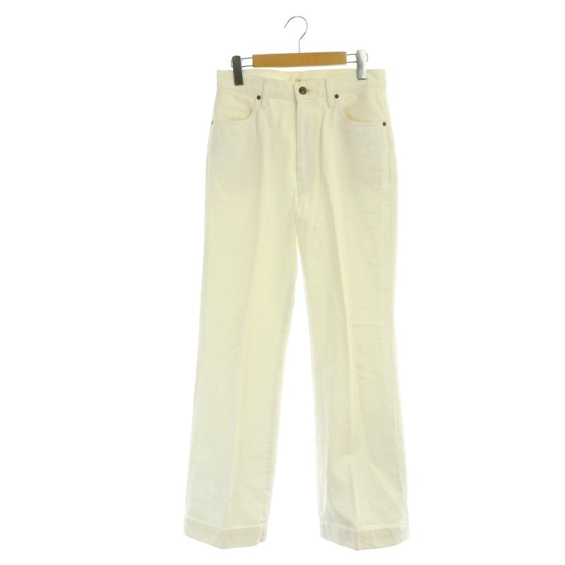 プラージュ Plage 21SS センタープレスデニムパンツ カラーデニム 