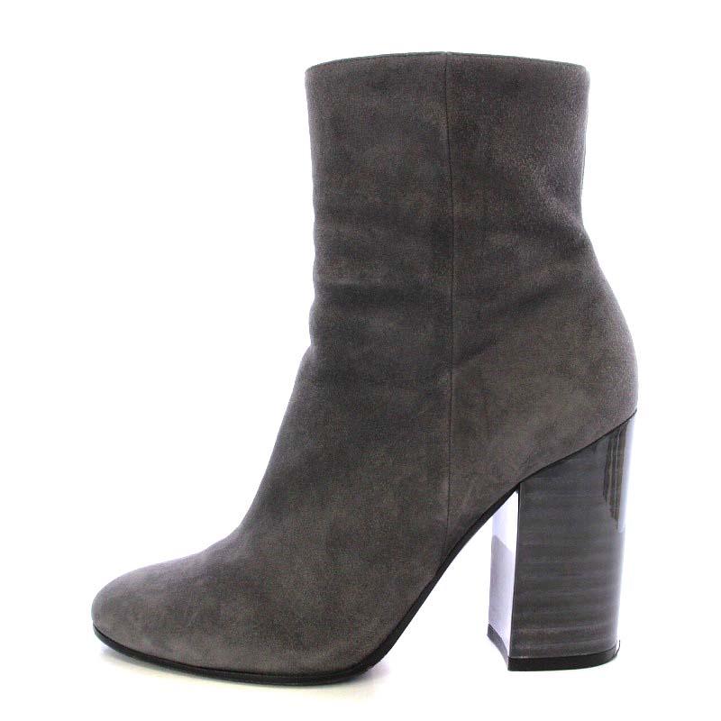 Gianvito Rossi ☆グレー スエード ブーティ 38