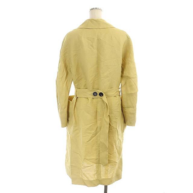 マックスマーラ S maxmara ロングコート 黄 40 マックスマーラ S maxmara ロングコート 黄 40