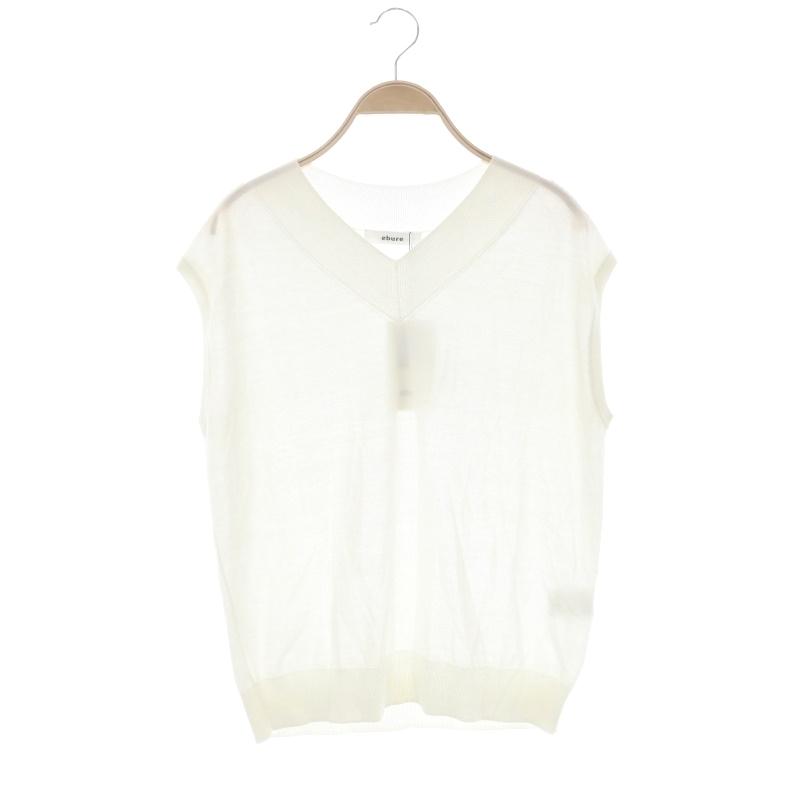 エブール ebure 23AW Light Silk Cotton V Neck Sleeveless Knit エブール ebure 23AW Light Silk Cotton V Neck Sleeveless Knit