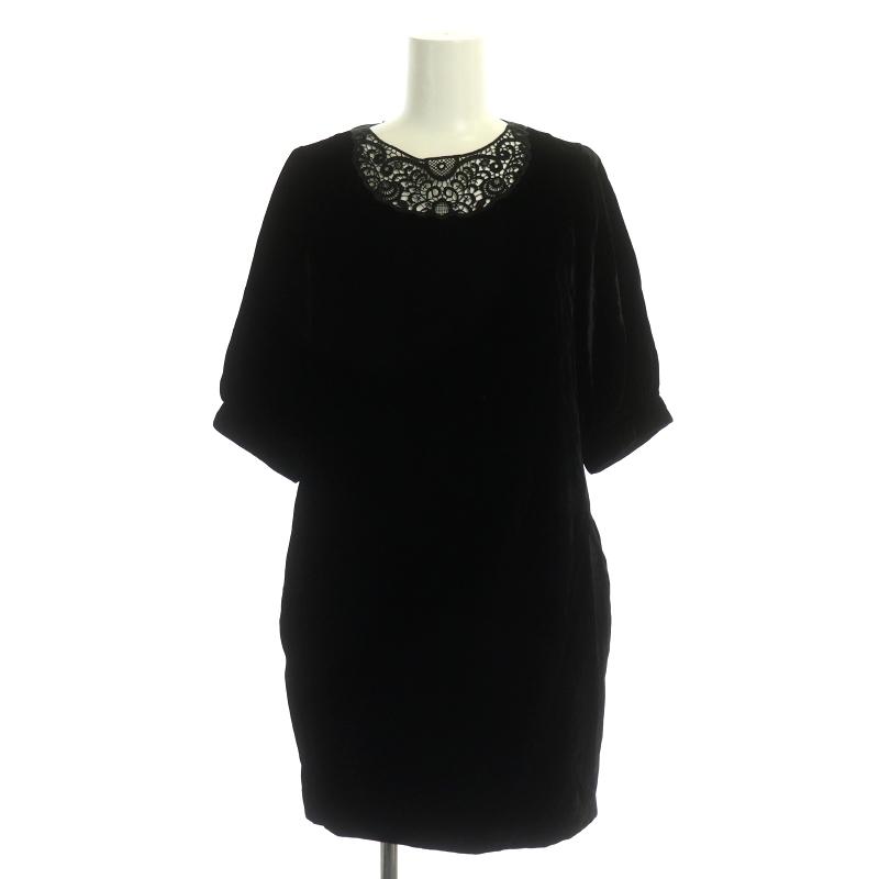 ドルチェ＆ガッバーナの黒いレースのドレス DOLCE＆GABBANA ドルチェ＆ガッバーナ ドルガバ レース