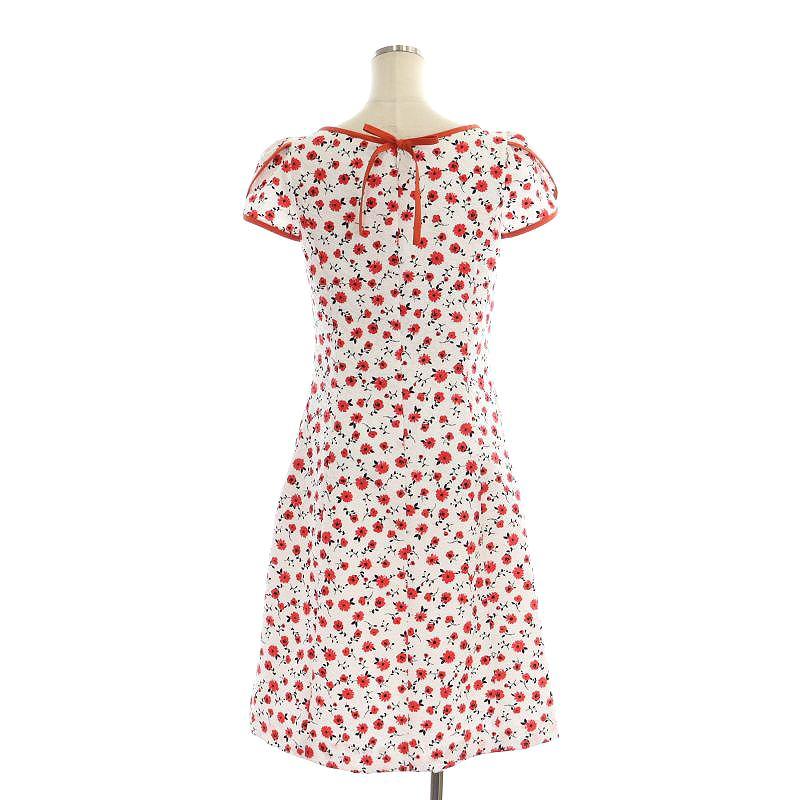 M'S GRACY 赤白模様 ジップアップコート 38 【公式通販】