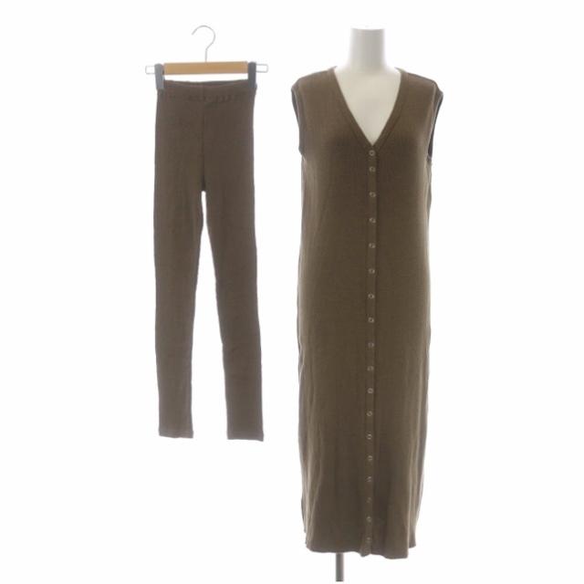 アーギュー ARGUE セットアップ 上下 ワンピース フロントボタン  