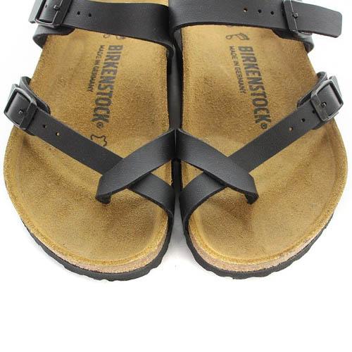 ビルケンシュトック BIRKENSTOCK マヤリ サンダル レザー 23cm 茶色 ブラウン 黒 ブラック /SR30 レディース｜vectorpremium｜04