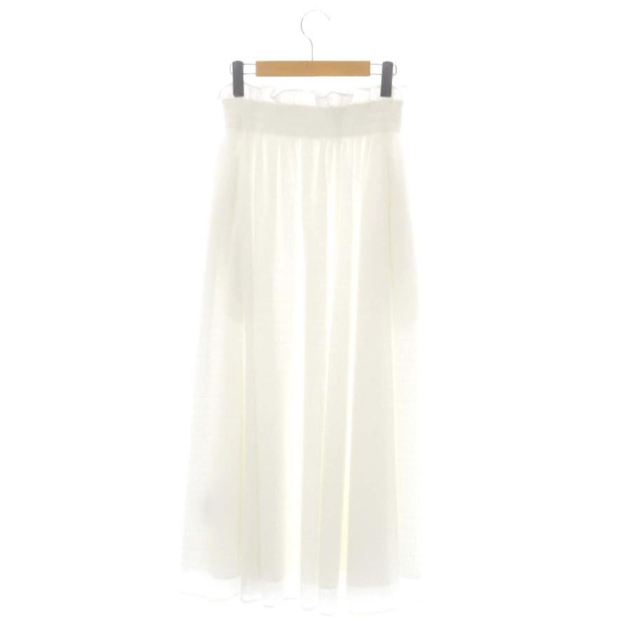 未使用品 アディアム ADEAM ギャザーロングスカート フレアスカート XS  