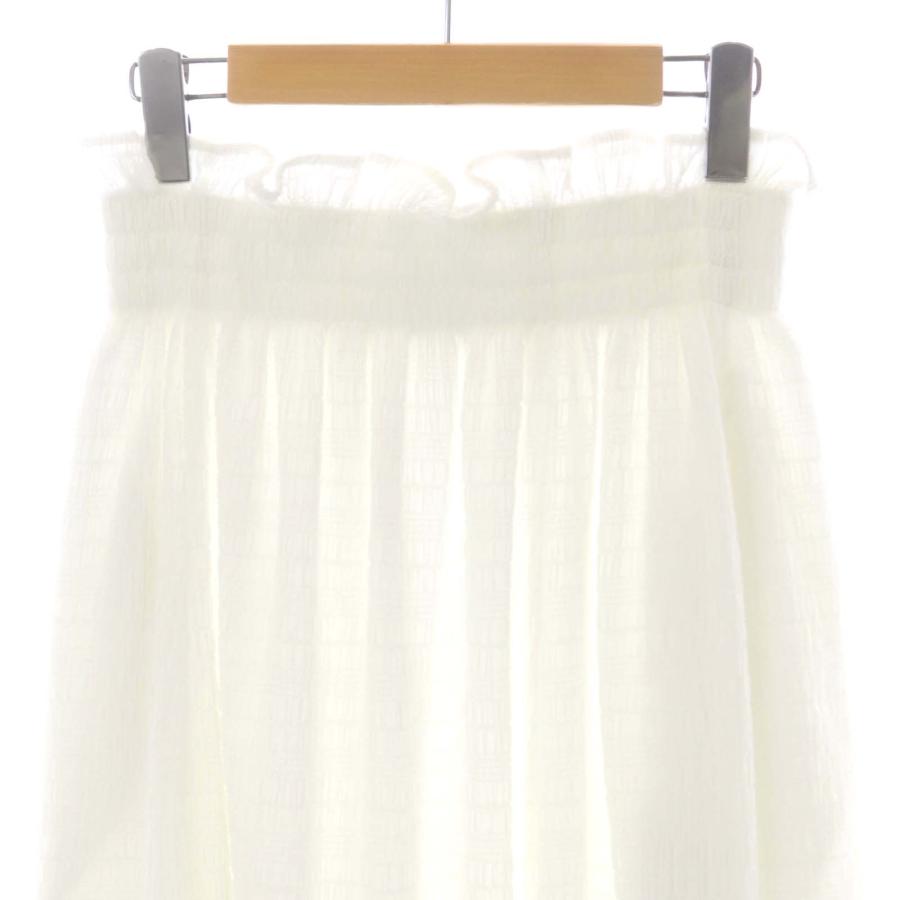 未使用品 アディアム ADEAM ギャザーロングスカート フレアスカート XS  