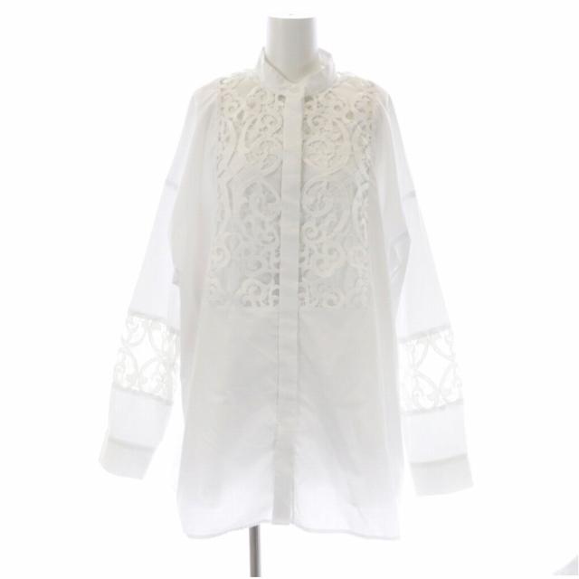 アメリヴィンテージ 22AW UND EMBROIDERY LACE BLOUSE ブラウス  