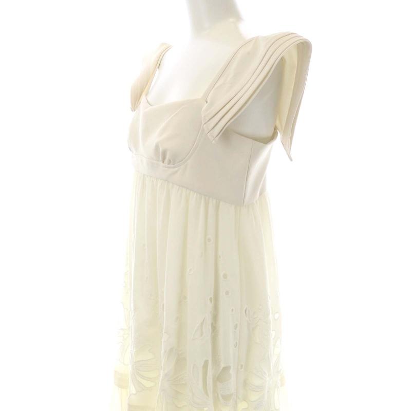 スナイデル snidel 22SS カットワーク刺繍ドレス ワンピース ロング 0  