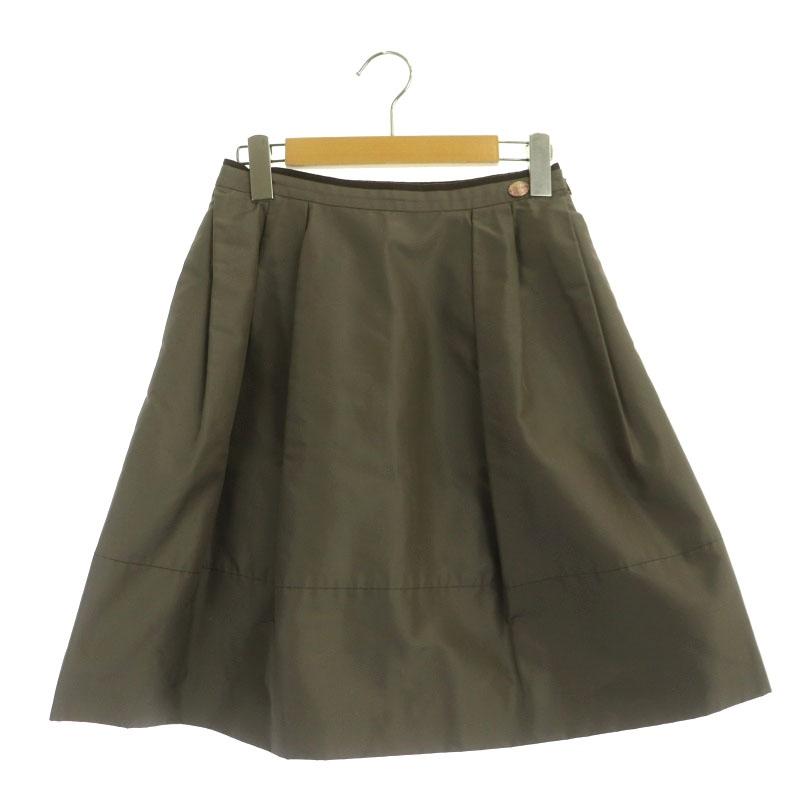 フォクシー FOXEY 31256 ベルフラワー スカート 膝丈 フレア レース  