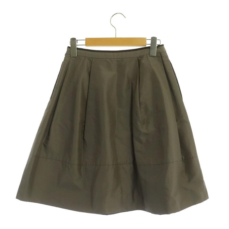 フォクシー FOXEY 31256 ベルフラワー スカート 膝丈 フレア レース  