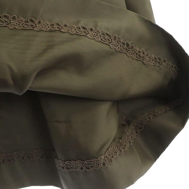 フォクシー FOXEY 31256 ベルフラワー スカート 膝丈 フレア レース  