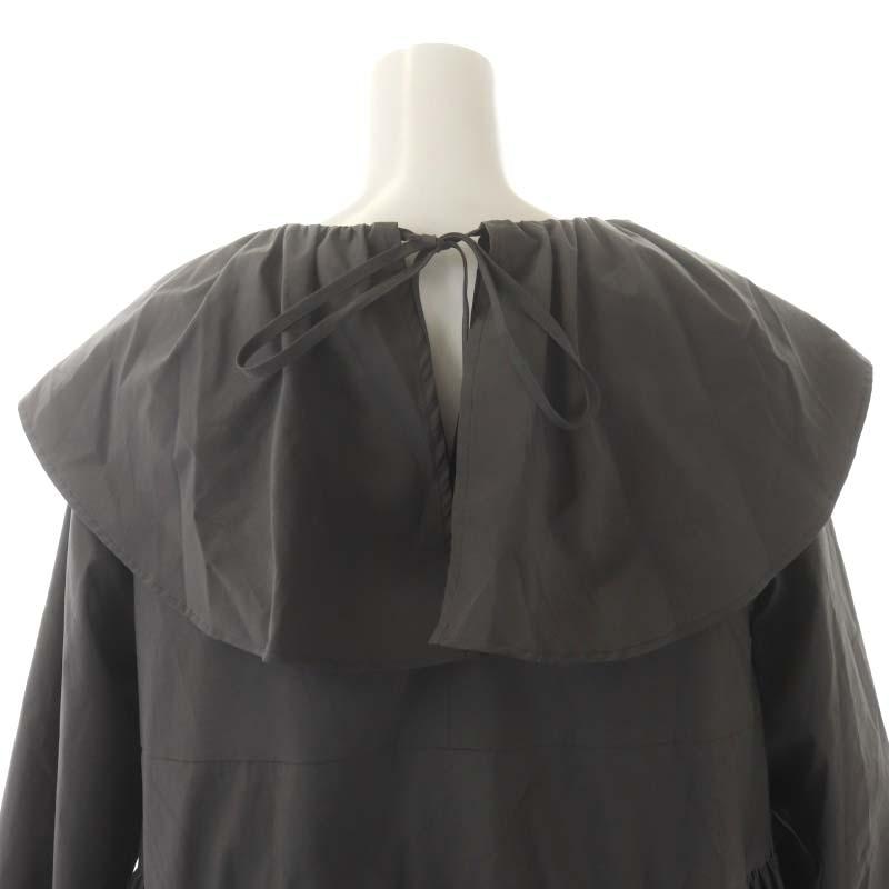 新品タグ付きyoriヨリ　　ストライプティアードチュニック yori ヨリ ストライプティアードチュニック ピンク 新品未使用