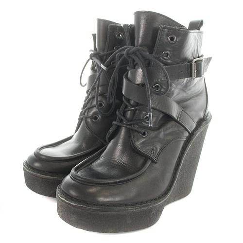 ピエールアルディ　ショートブーツ ピエールアルディ PIERRE HARDY レザー ウェッジソール ショート