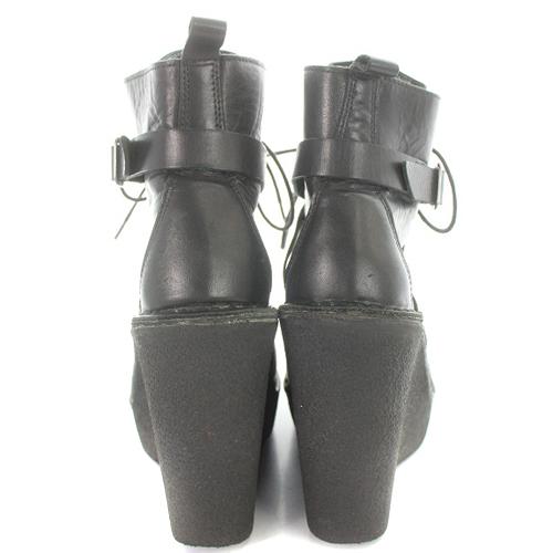 ピエールアルディ PIERRE HARDY レザー ウェッジソール ショートブーツ