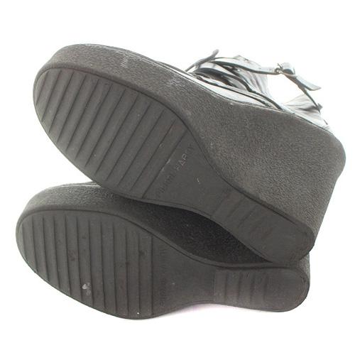 ピエールアルディ PIERRE HARDY レザー ウェッジソール ショートブーツ