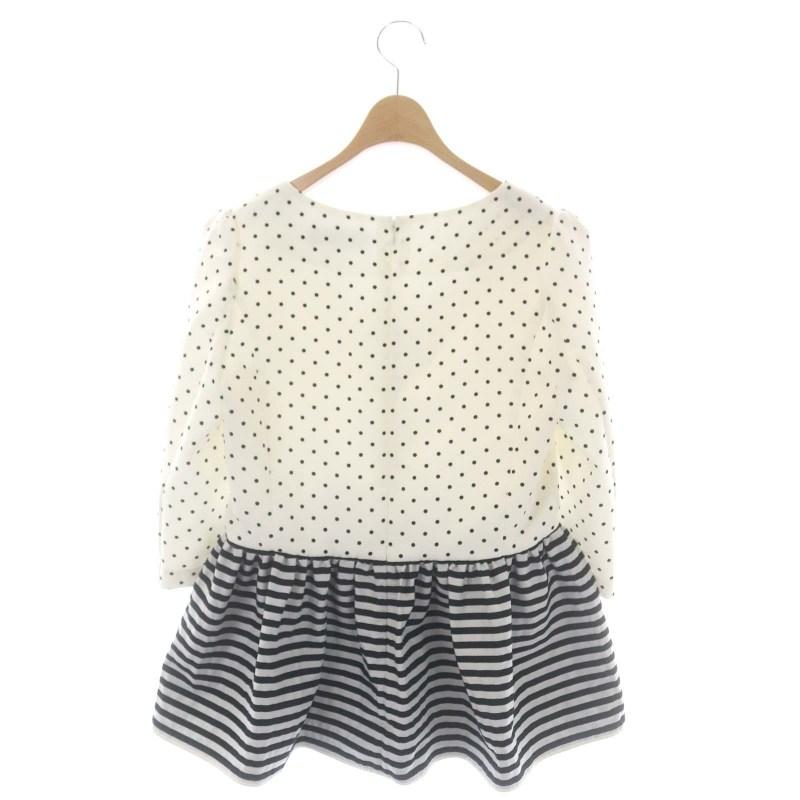 ボーダーズアットバルコニー FLARE DOTS BLOUSE ドットブラウス 