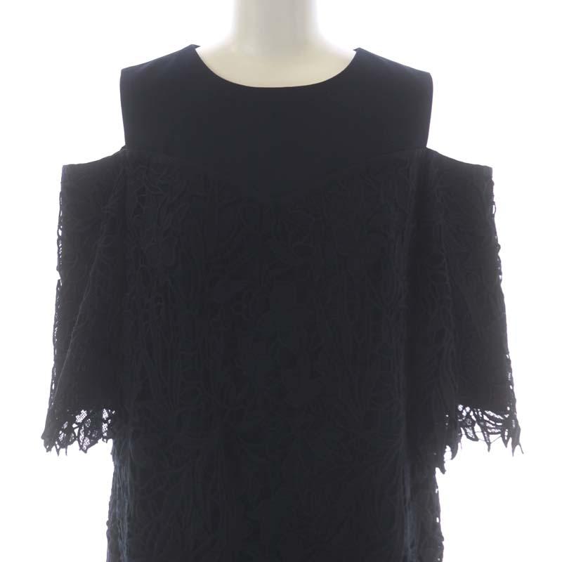 アドーア ADORE フォレスタレースワンピース ロング 七分袖 オープン  