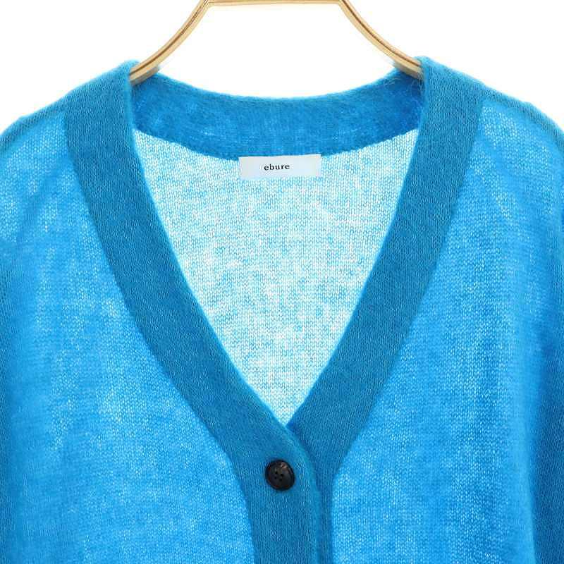 エブール ebure 23AW エアリースーリーアルパカ Vネックニット  