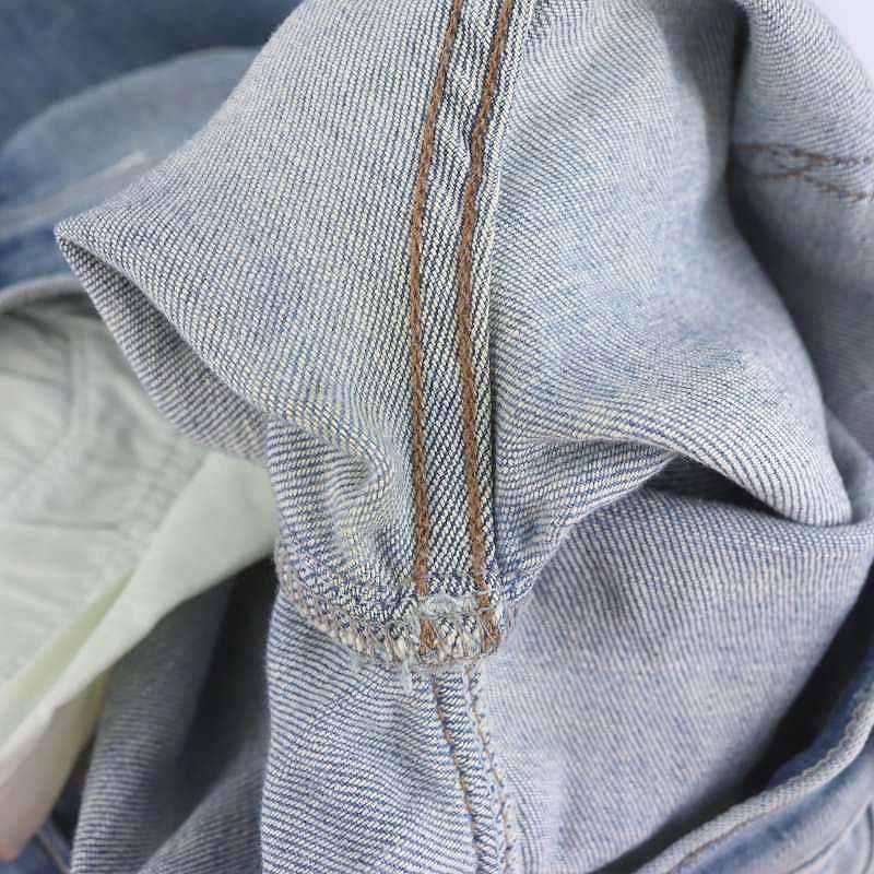 マザー mother INSIDER CROP ダメージ加工 カットオフデニム