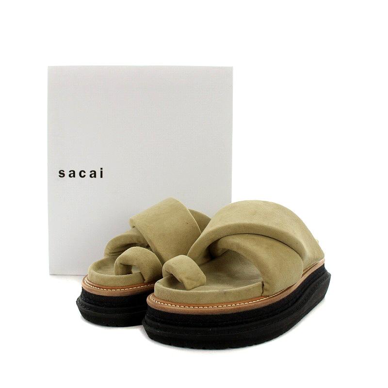 サカイ sacai 23SS Multiple Sole Sandals サンダル スエード 厚底 40 