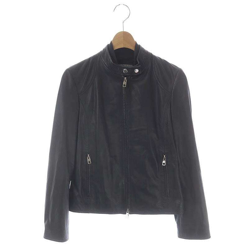 エンポリオアルマーニ EMPORIO ARMANI レザージャケット ライダース 
