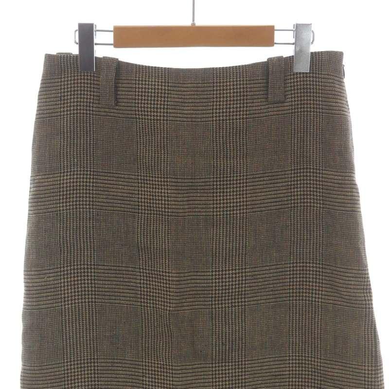 マディソンブルー 23SS LOW WAIST STRAIGHT SK HEMP GC タイトスカート  