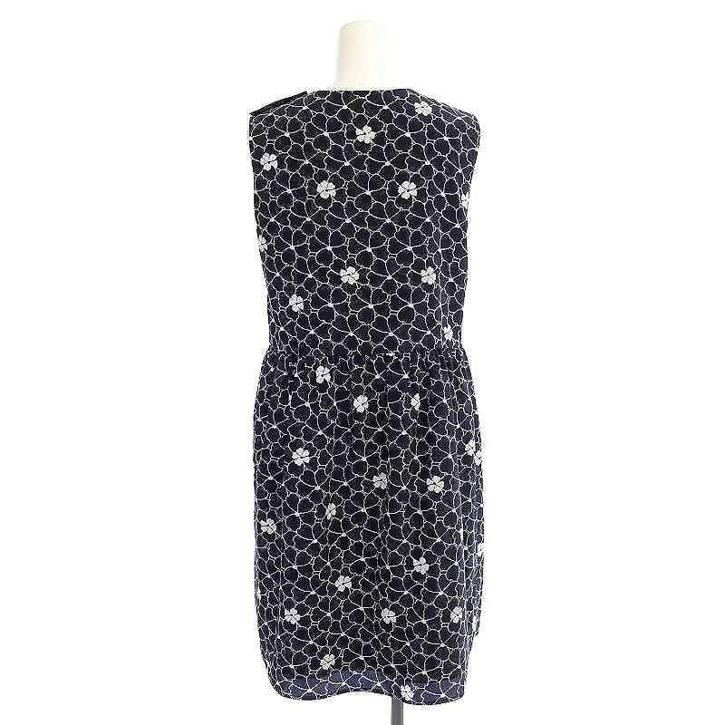 アニエスベーアンファン Agnes b. ENFANT フラワー柄ワンピース 膝丈  