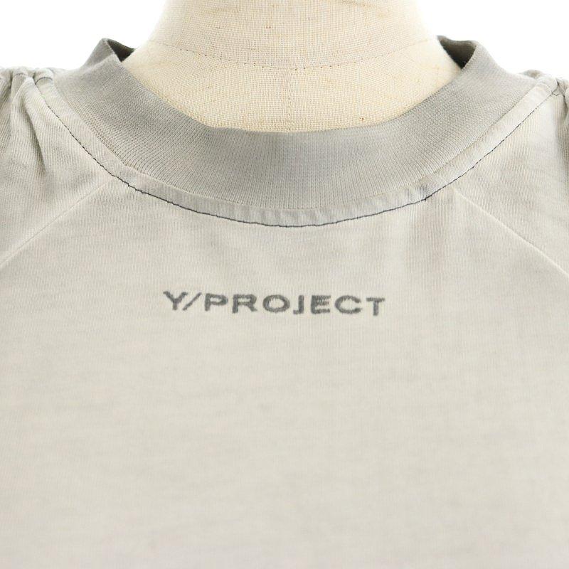 ワイプロジェクト Y / Project ロゴ刺繍 ギャザーショルダー Tシャツ