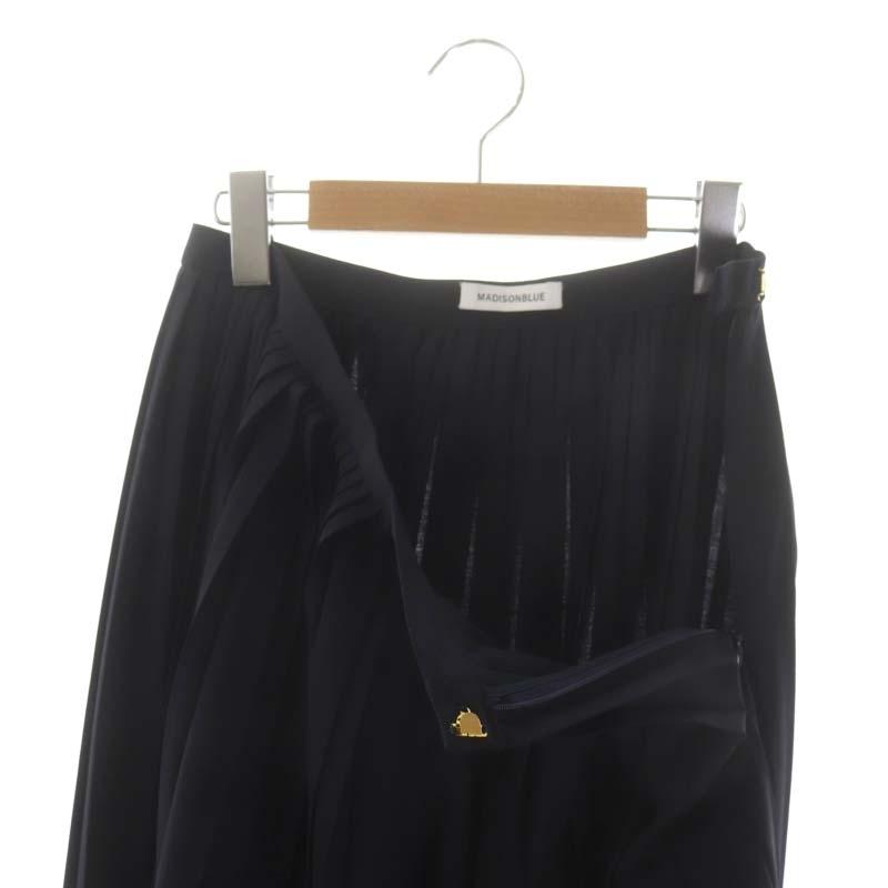 マディソンブルー 23SS PLEATEDLONG SK W TROPICAL プリーツスカート  