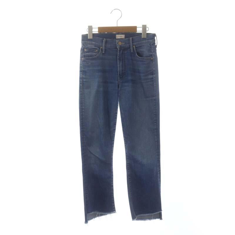 マザー mother INSIDER CROP STEP FRAY デニムパンツ ジーンズ ブーツ 