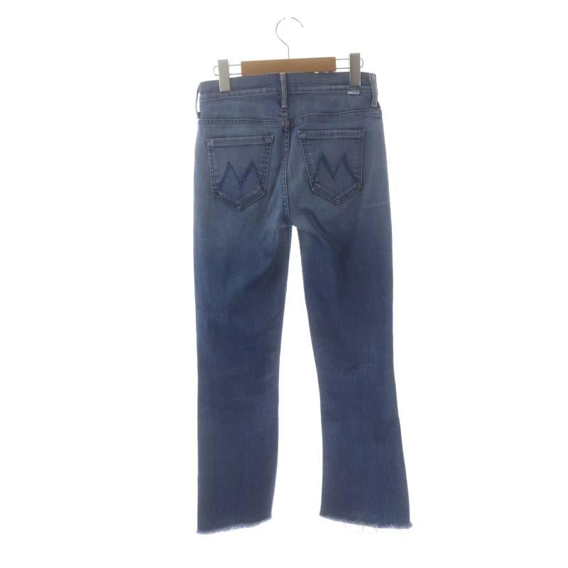 マザー mother INSIDER CROP STEP FRAY デニムパンツ ジーンズ ブーツ 