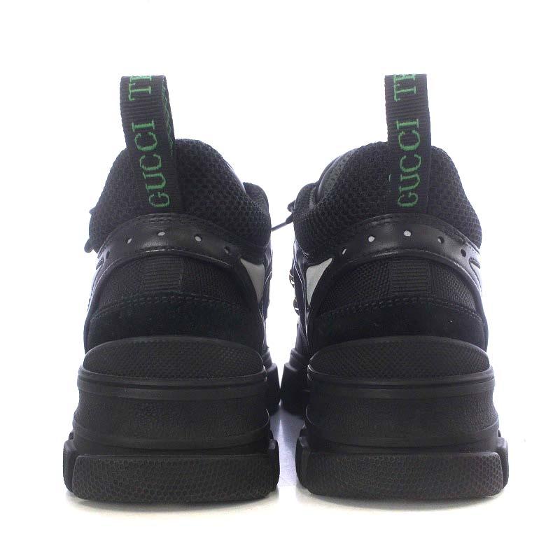 グッチ GUCCI フラッシュトレック スニーカー ローカット レザー 35.5 