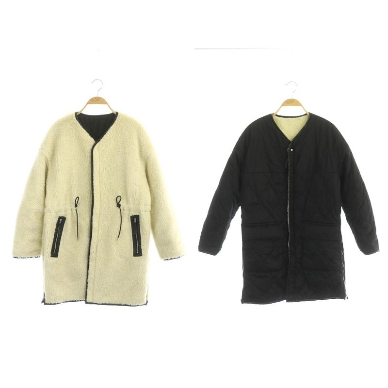 パブリックトウキョウ PUBLIC TOKYO リバーシブルボアキルトコート 