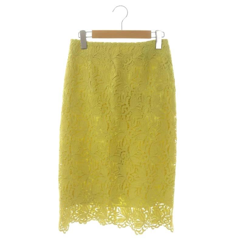 セルフォード CELFORD 19SS レース タイト スカート ロング ミモレ丈  