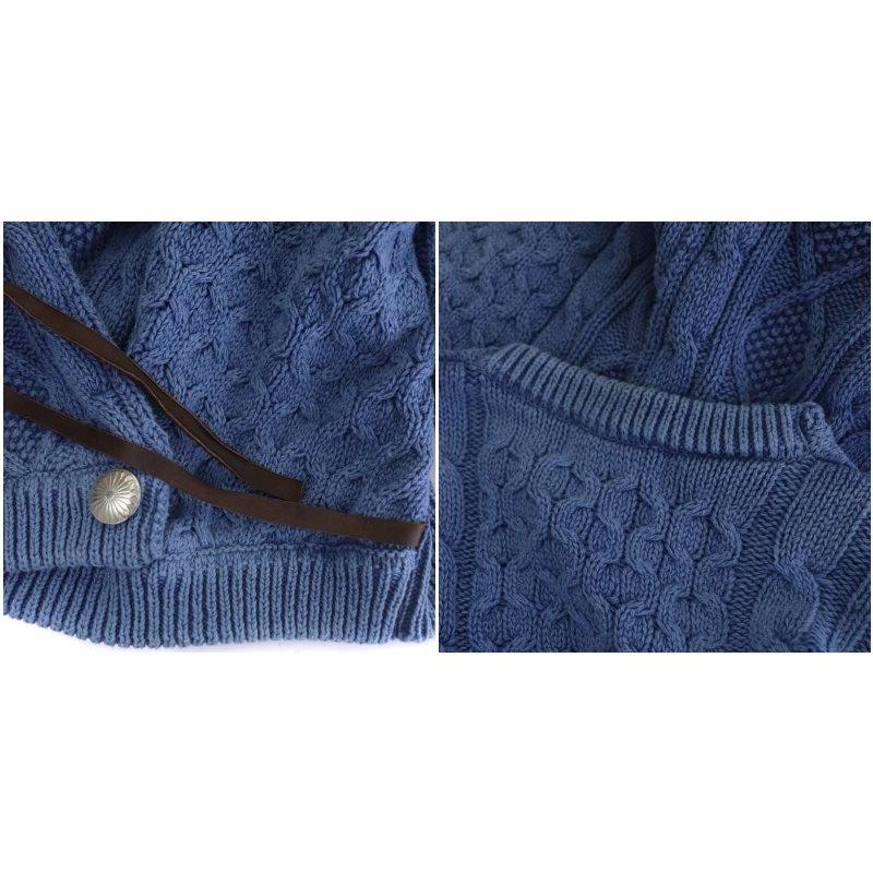 ガリャルダガランテ GALLARDAGALANTE カシュクールデニムニット  