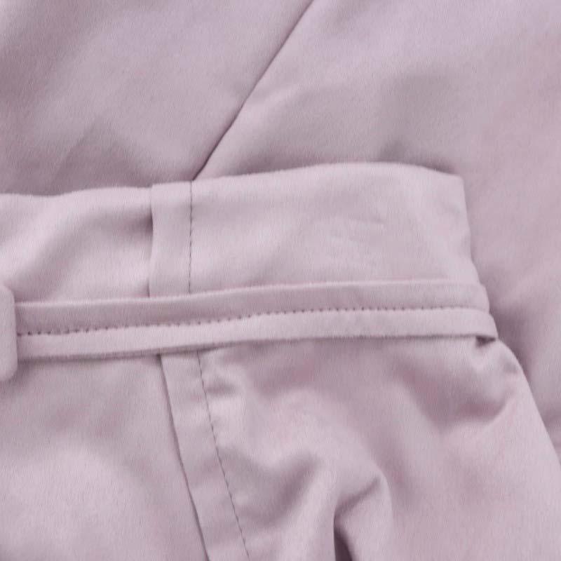 マーリエパーエフデ ef-de フレアコート 15 LL~3L ピンクベージュ