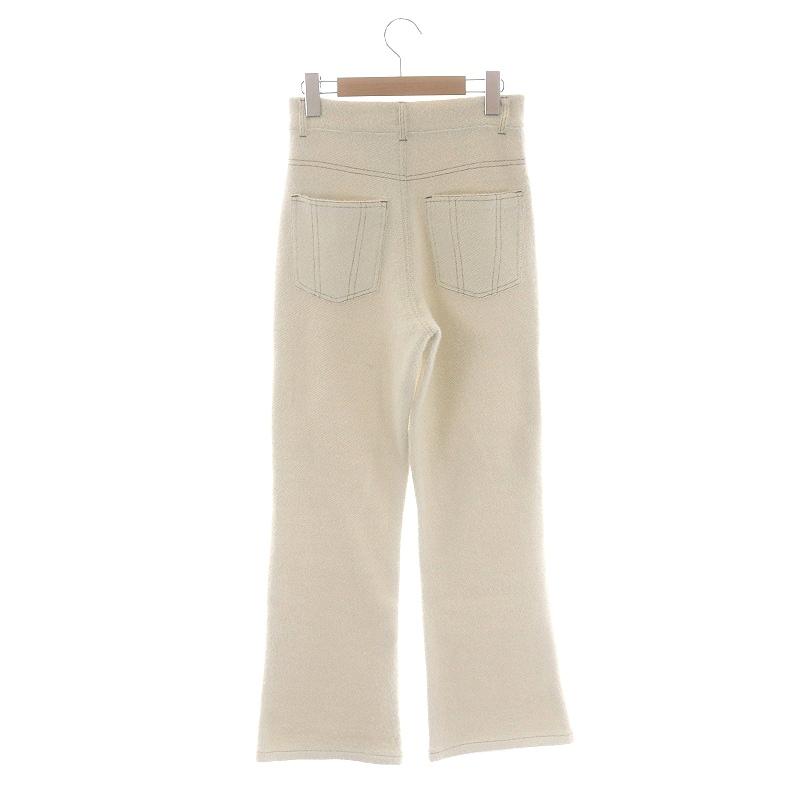 23aw Ameri アメリ レース 柄 ニット トラック ジャケット ブラック