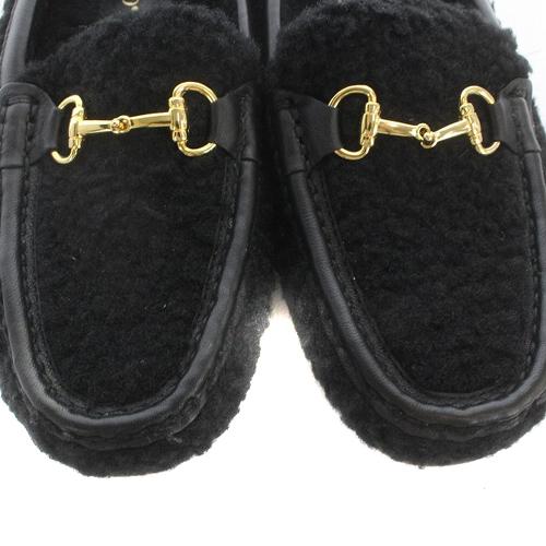 カミナンド caminando ムートンビットドライビングシューズ 7 23.5