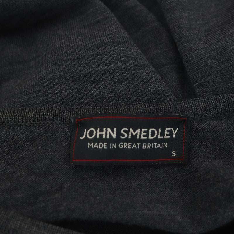 ジョンスメドレー JOHN SMEDLEY アンサンブル 半袖カットソー 長袖カーディガン ニット ウール 無地 S グレー /YQ ■OS｜vectorpremium｜05