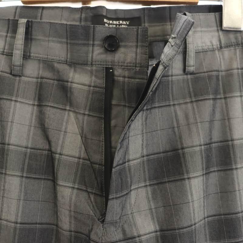 【高級】【82】BURBERRY BLACK LABEL ノバチェック パンツ 楽天市場】BURBERRY BLACK LABEL バーバリーブラックレーベル